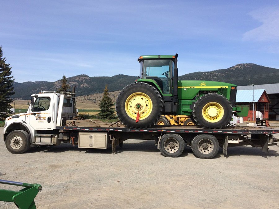 farm equipment towing kamloops bc